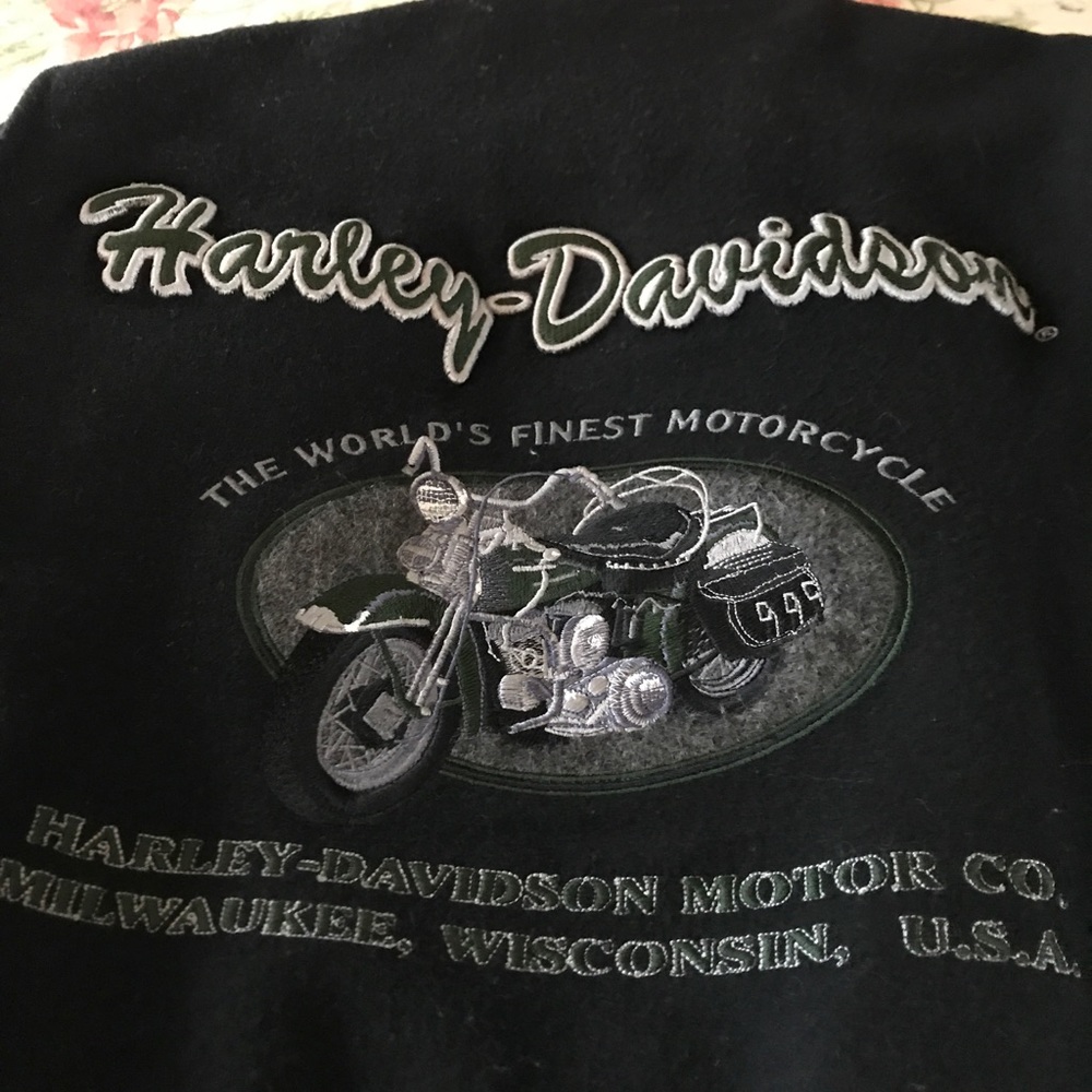 Harley Davidson wool jacket - Picture 2 of 4